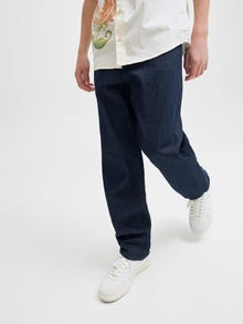 Jack & Jones JJICHRIS JJORIGINAL SQ 268 JNR Kavbojke s širokim krojem Mladinci -Blue Denim - 12279143