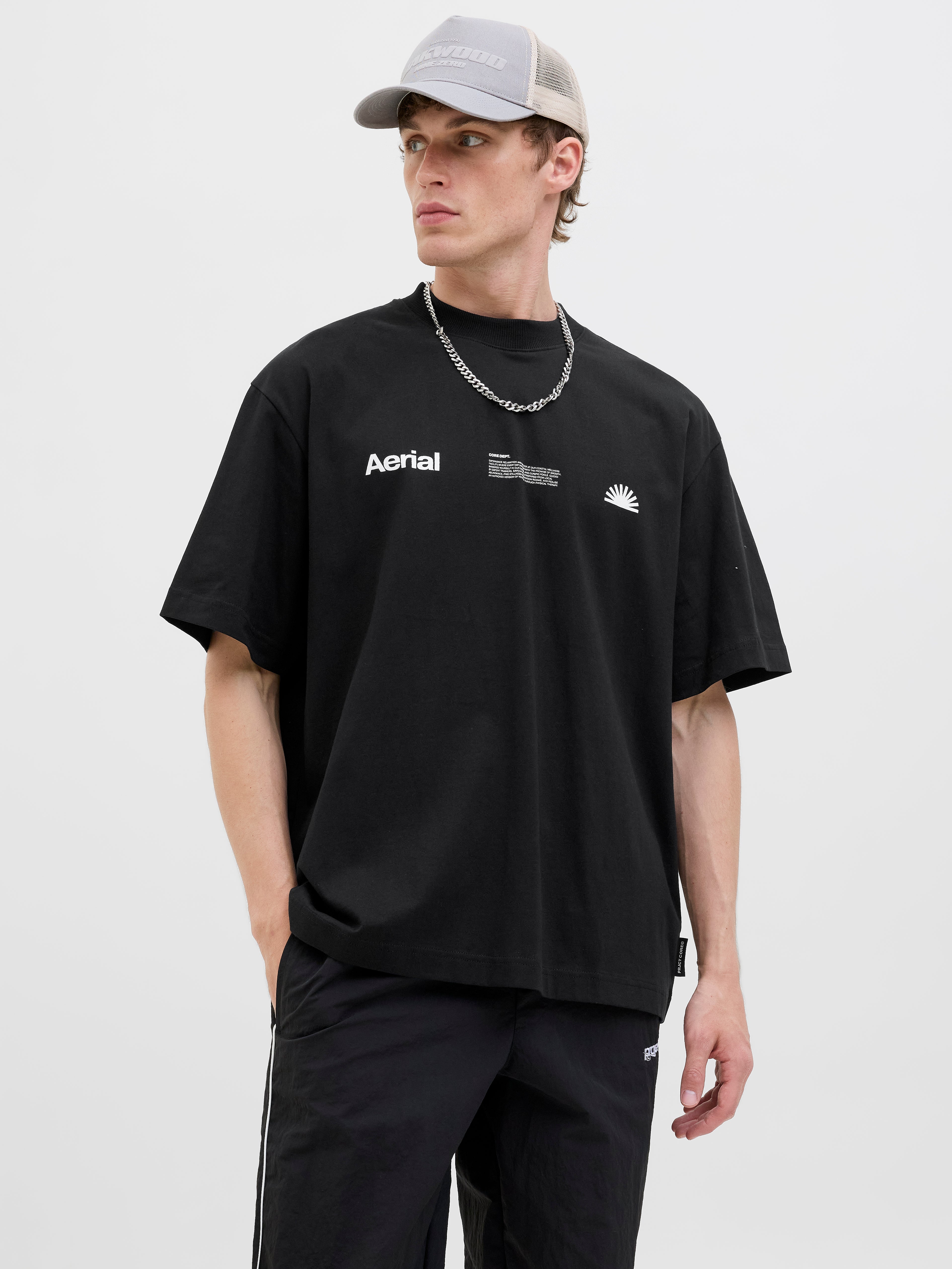 Gedruckt Rundhalsausschnitt T-shirt