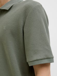 Jack & Jones Einfarbig Polokragen T-shirt -Agave Green - 12279177