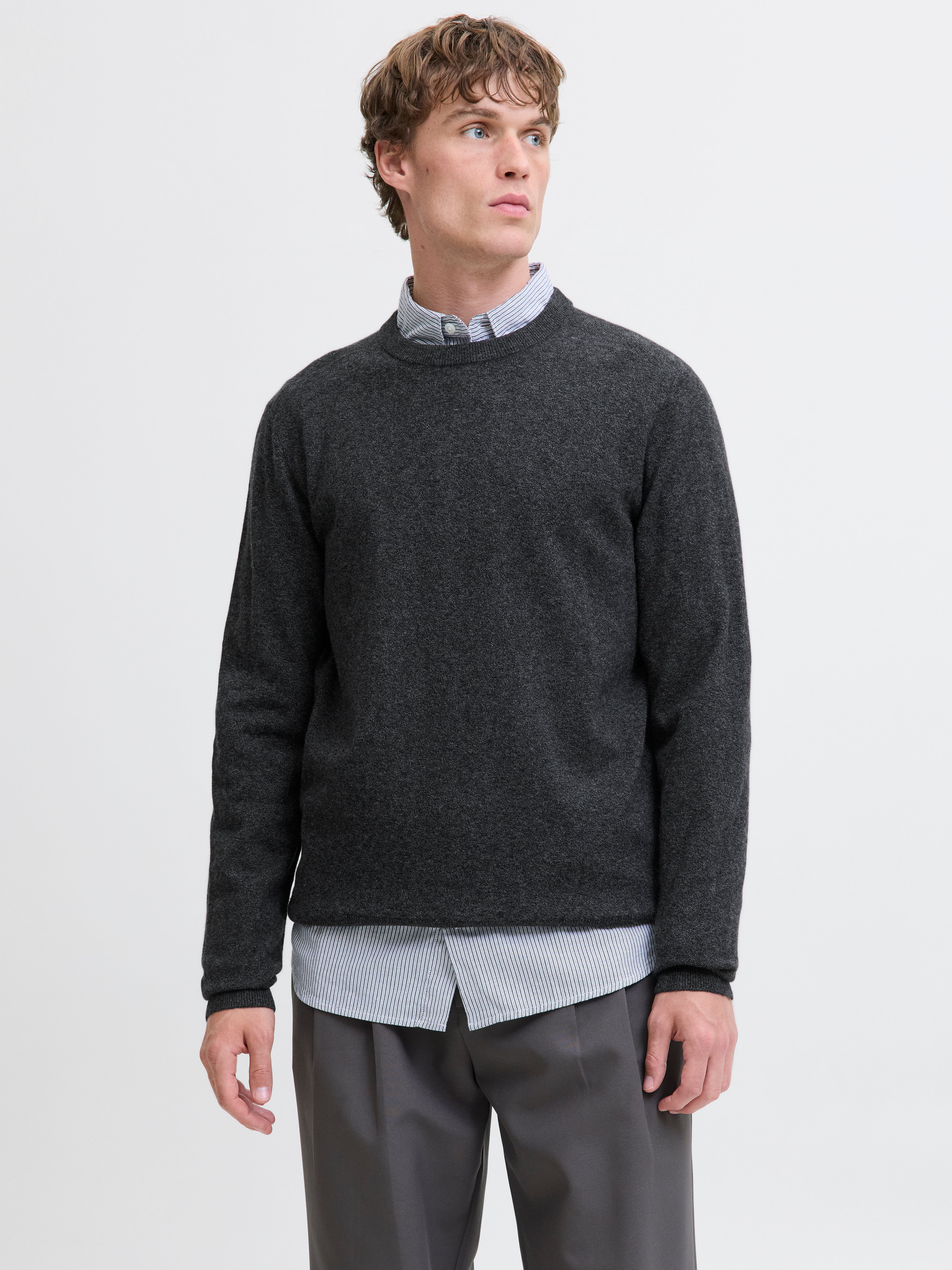 Thumbnail - Einfarbig Strickpullover
