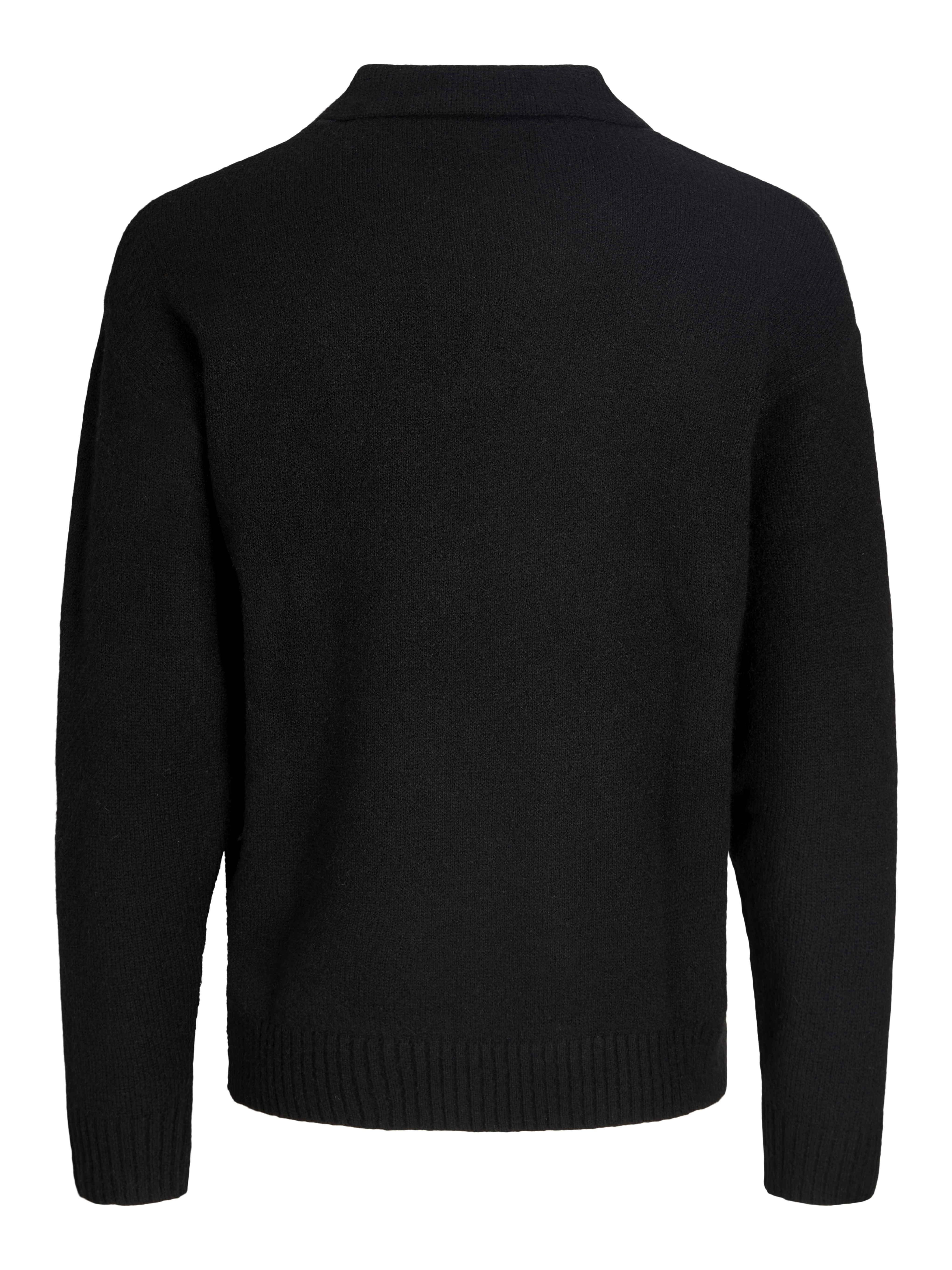 Thumbnail - Einfarbig Gestricktes Polo