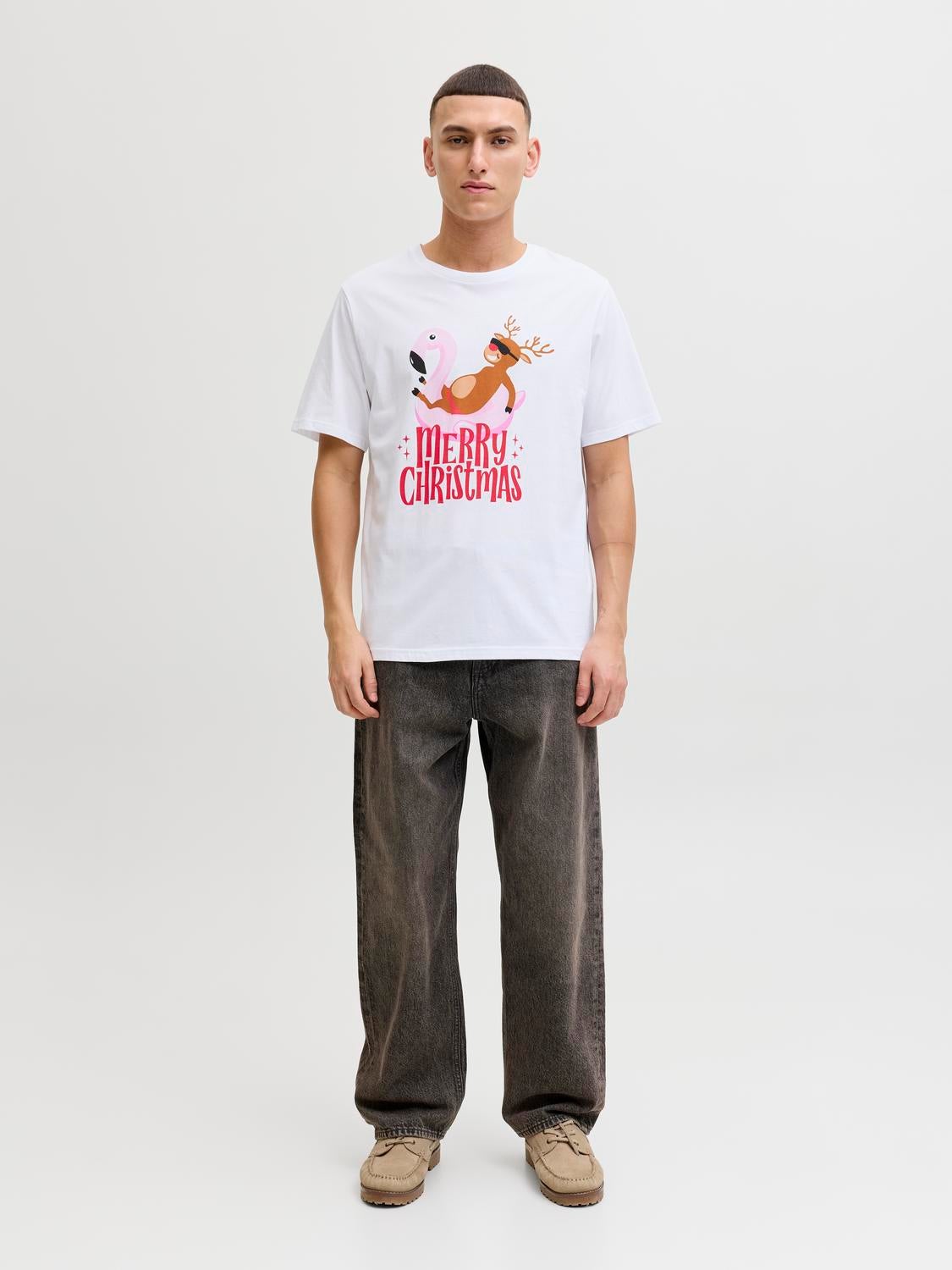 X-mas T-shirt | White | Jack & Jones®