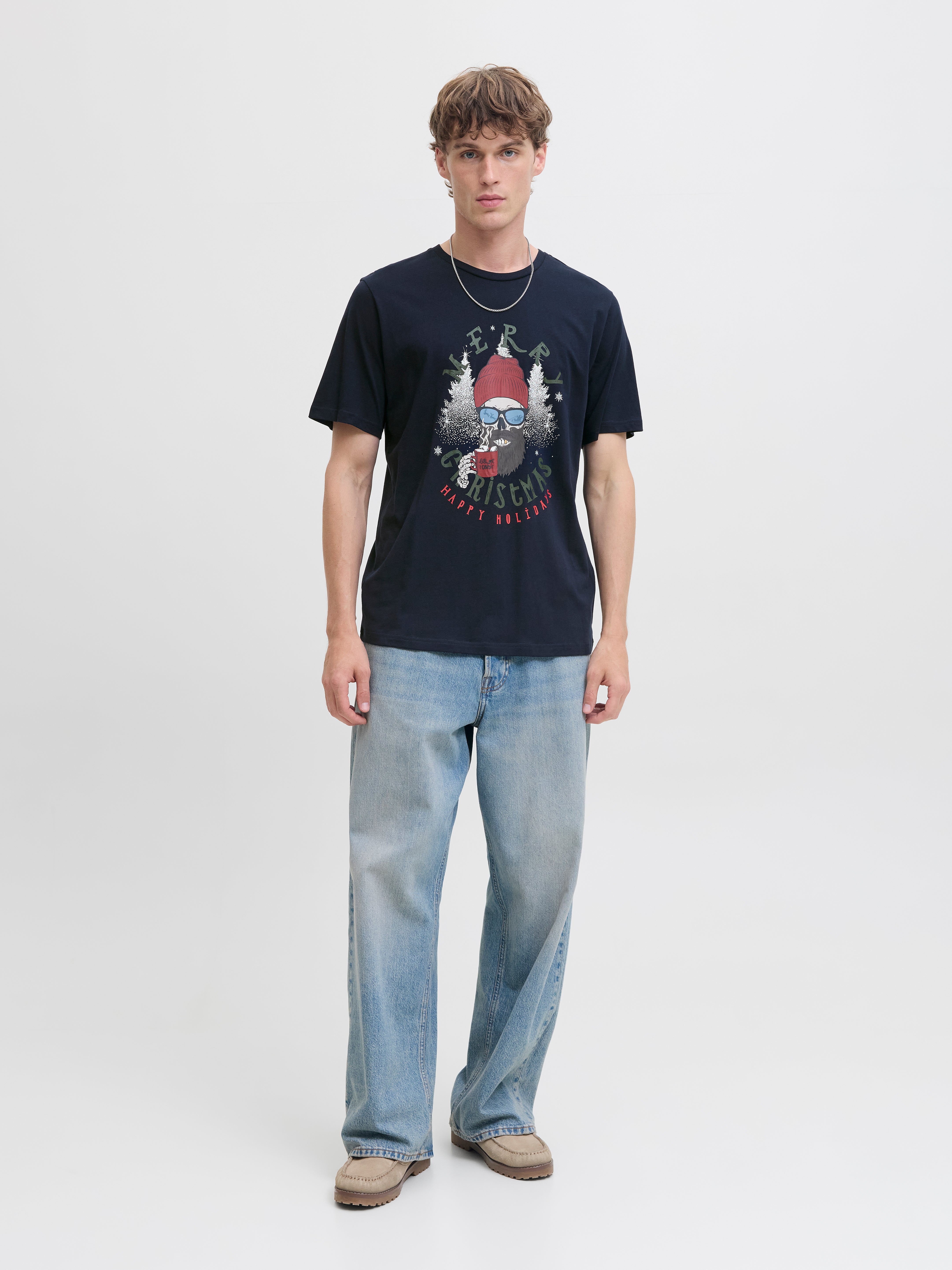 X-mas T-shirt | Dark Blue | Jack & Jones®