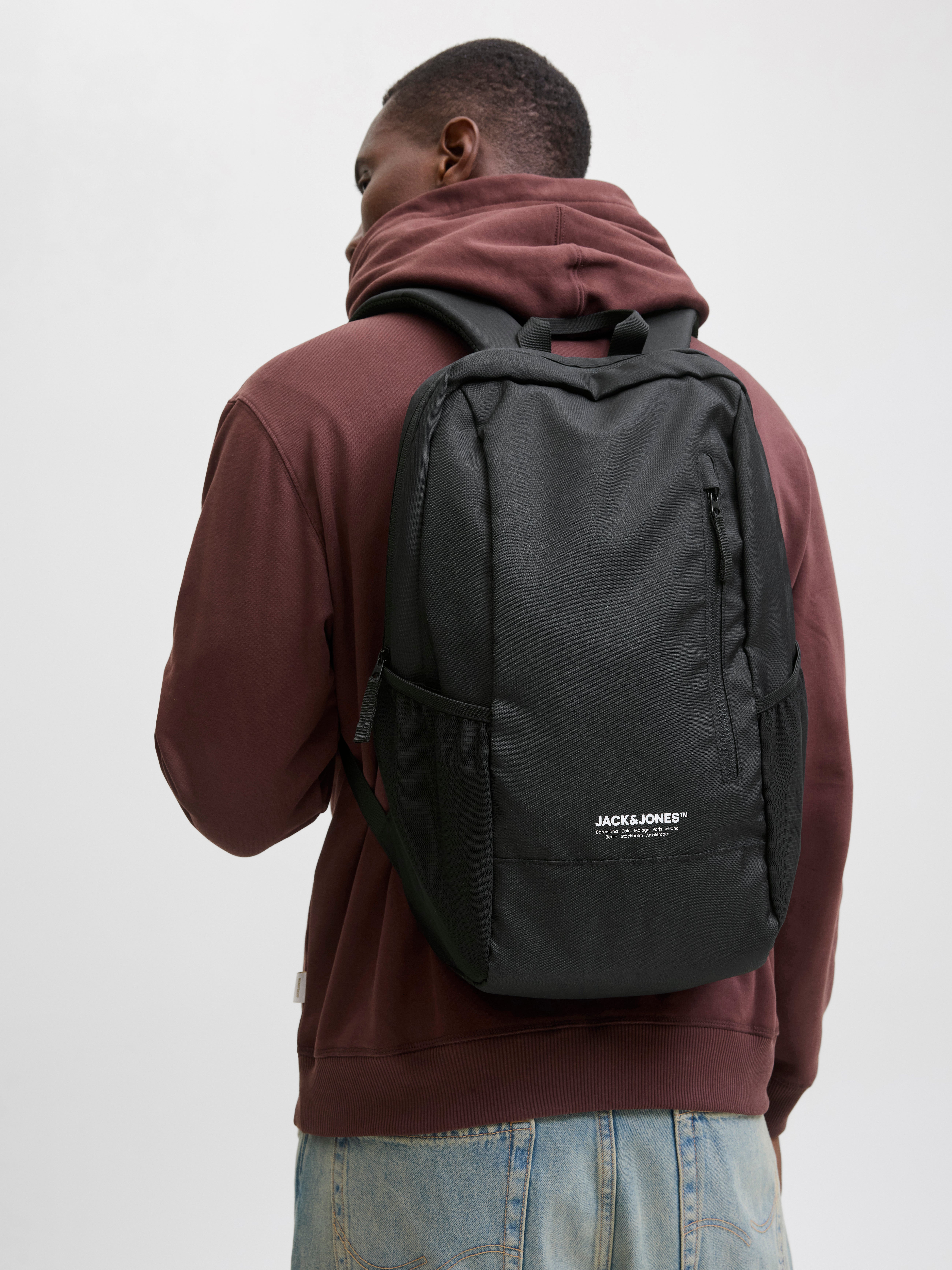Rabatt Gutschein Von Jack And Jones Rucksack Schwarz Jack Jones®