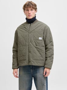 Jack & Jones Gequilte jas -Dusty Olive - 12279236