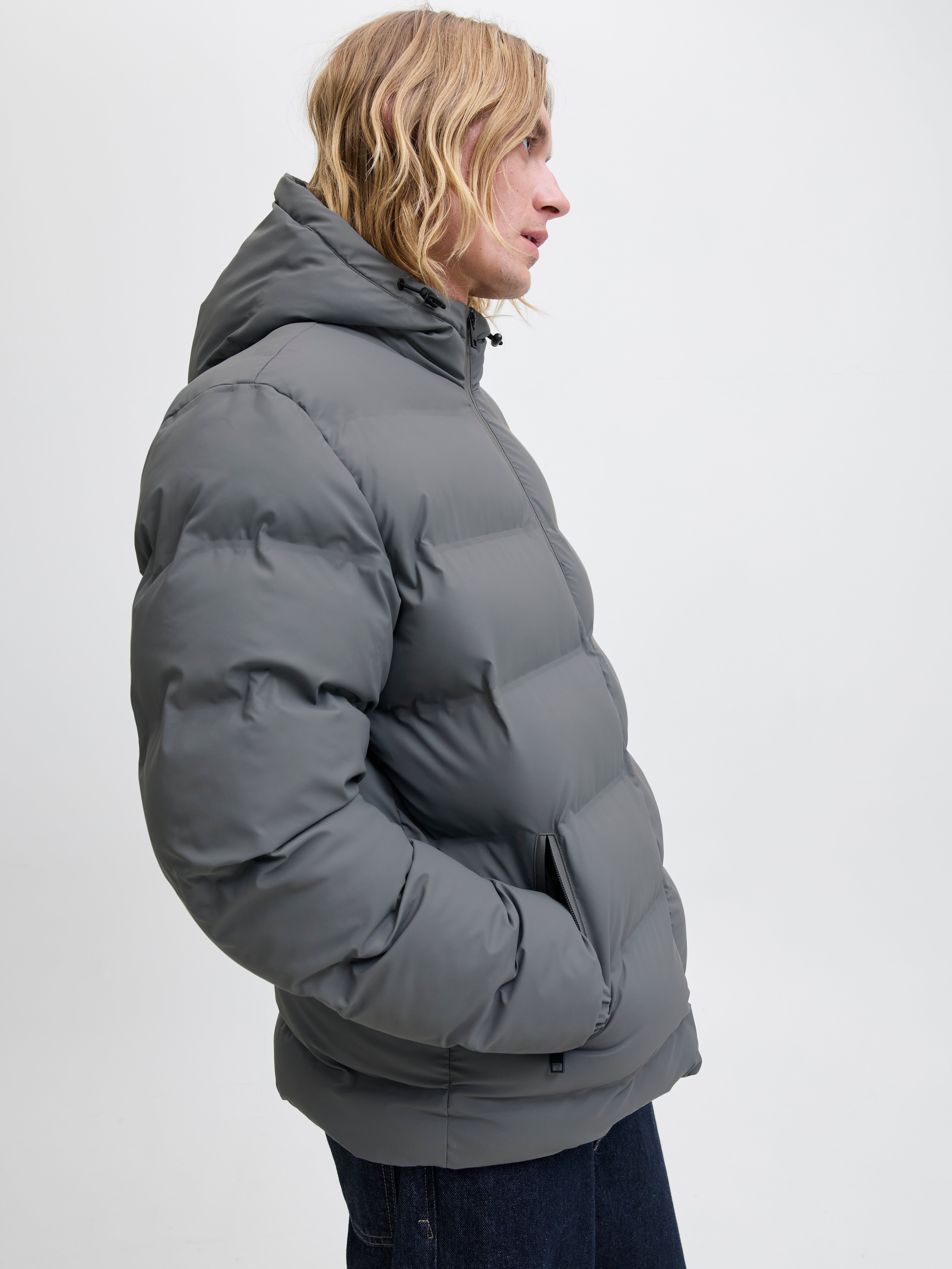 Puffer coat Dark Grey Jack Jones® - Main Image