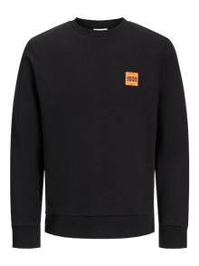 Jack & Jones Logo Sweatshirt -Black - 12279256