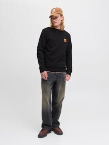 Jack & Jones Logo Sweatshirt -Black - 12279256