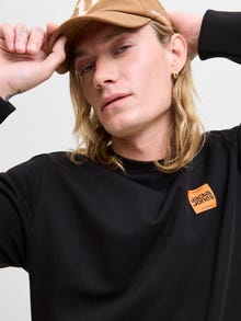Jack & Jones Logo Sweatshirt -Black - 12279256