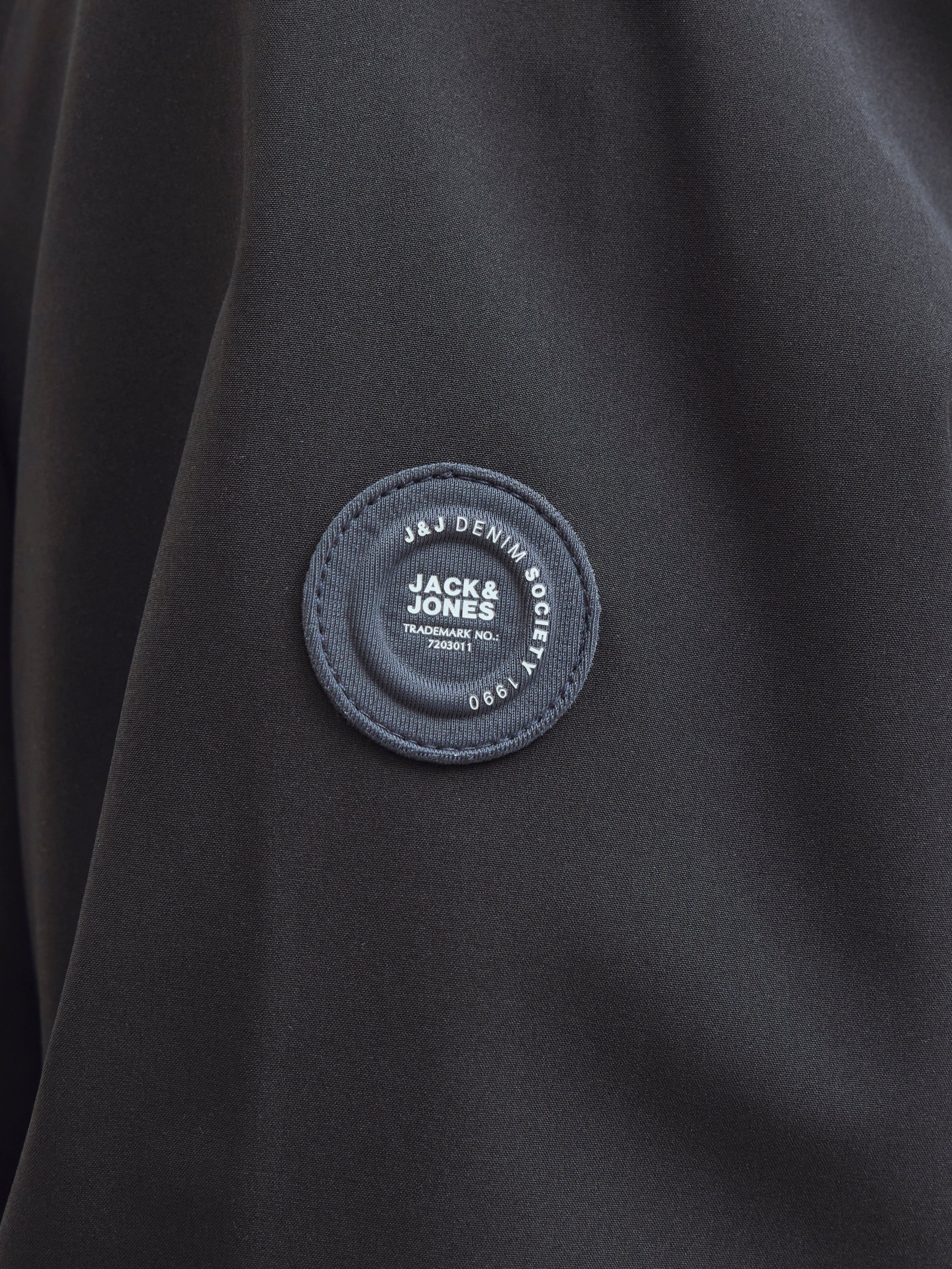Jack & Jones JJEROY JACKET - Giubbotto Bomber - black/nero Jack & Jones JJEROY JACKET - Giubbotto Bomber - black/nero