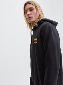 Jack & Jones Logo Hoodie -Black - 12279261