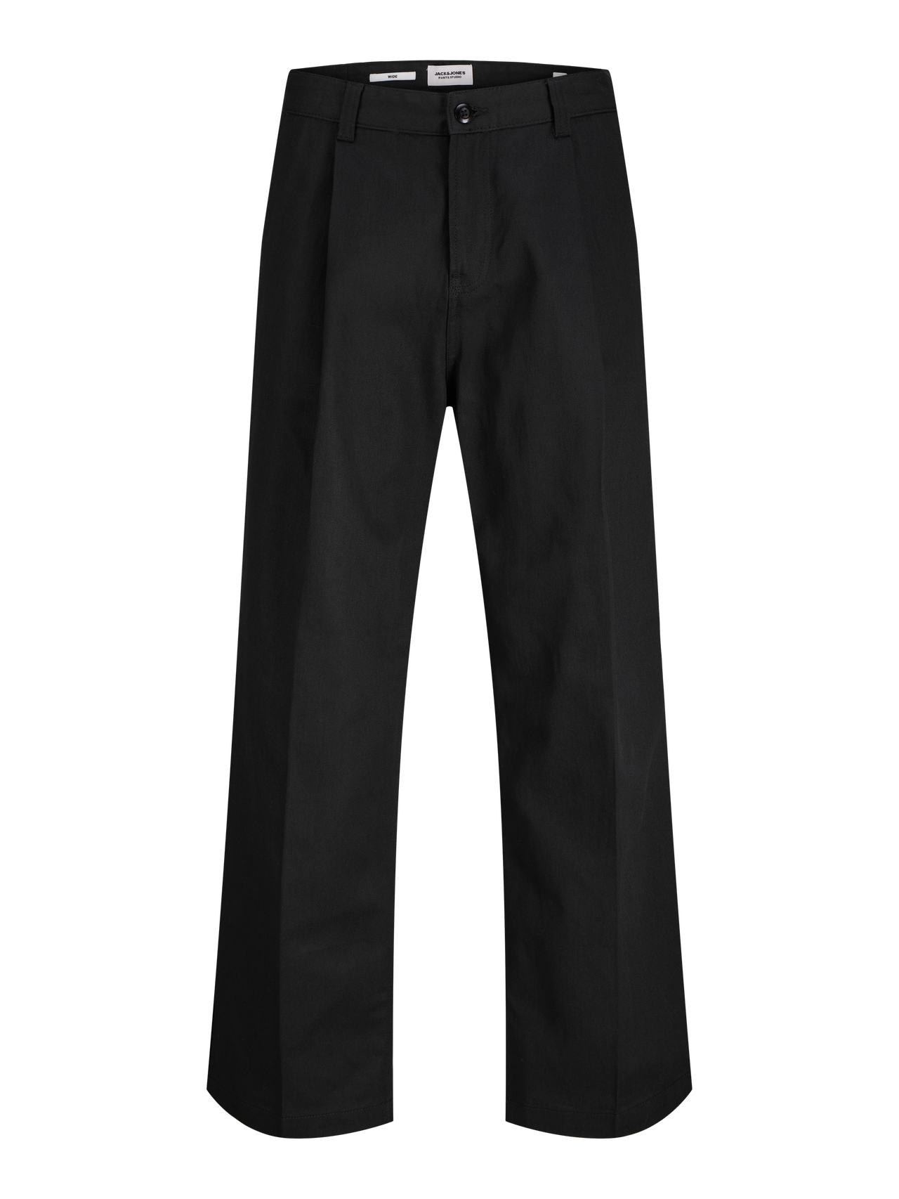 Wide-Leg Fit Wide fit pants | Black | Jack & Jones® Wide-Leg Fit Wide fit pants | Black | Jack & Jones®