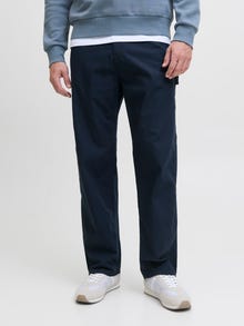 Jack & Jones Wide Leg Fit Κλασικό παντελόνι -Dark Navy - 12279332