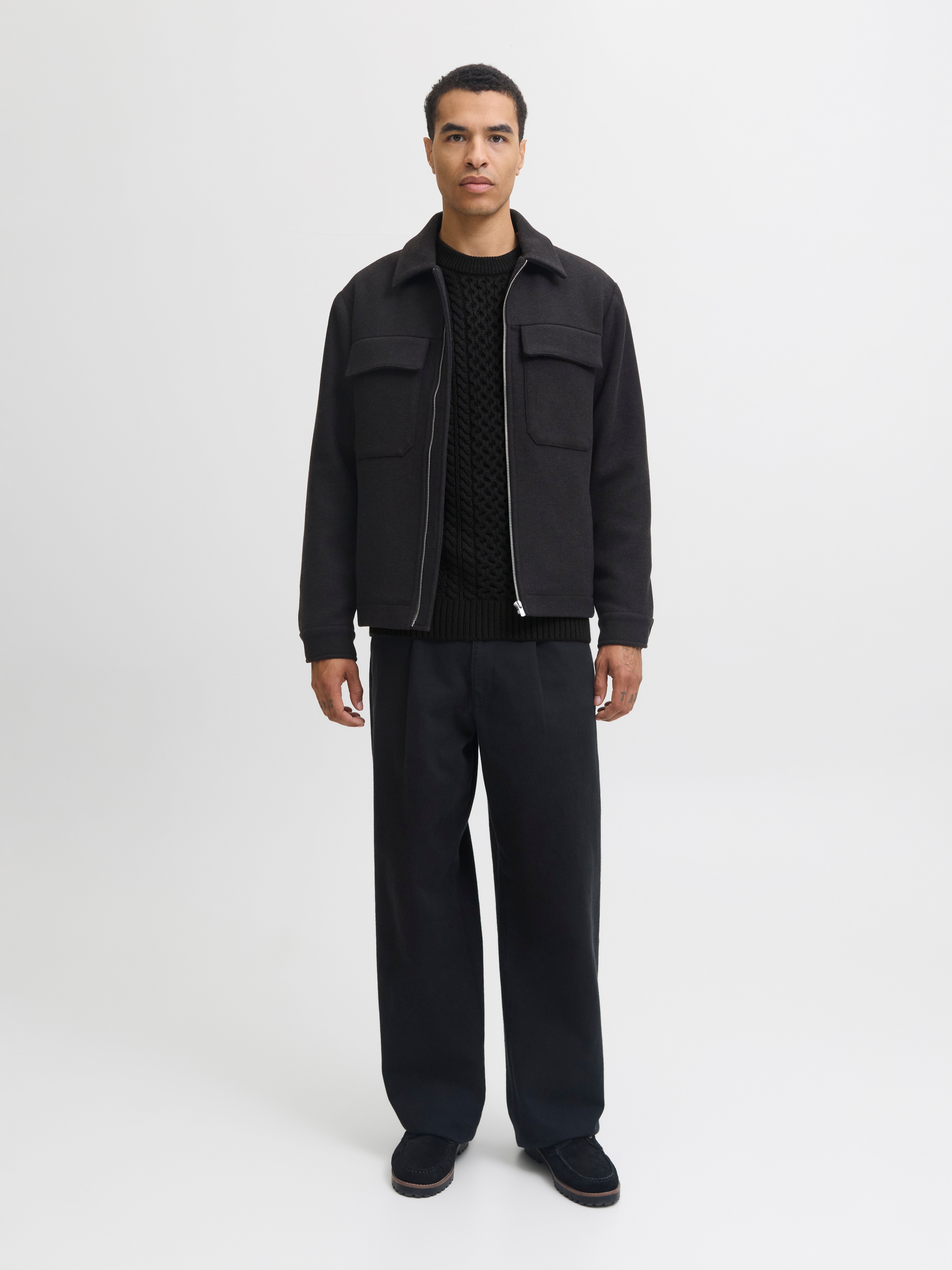 Thumbnail - Einfarbig Strickpullover