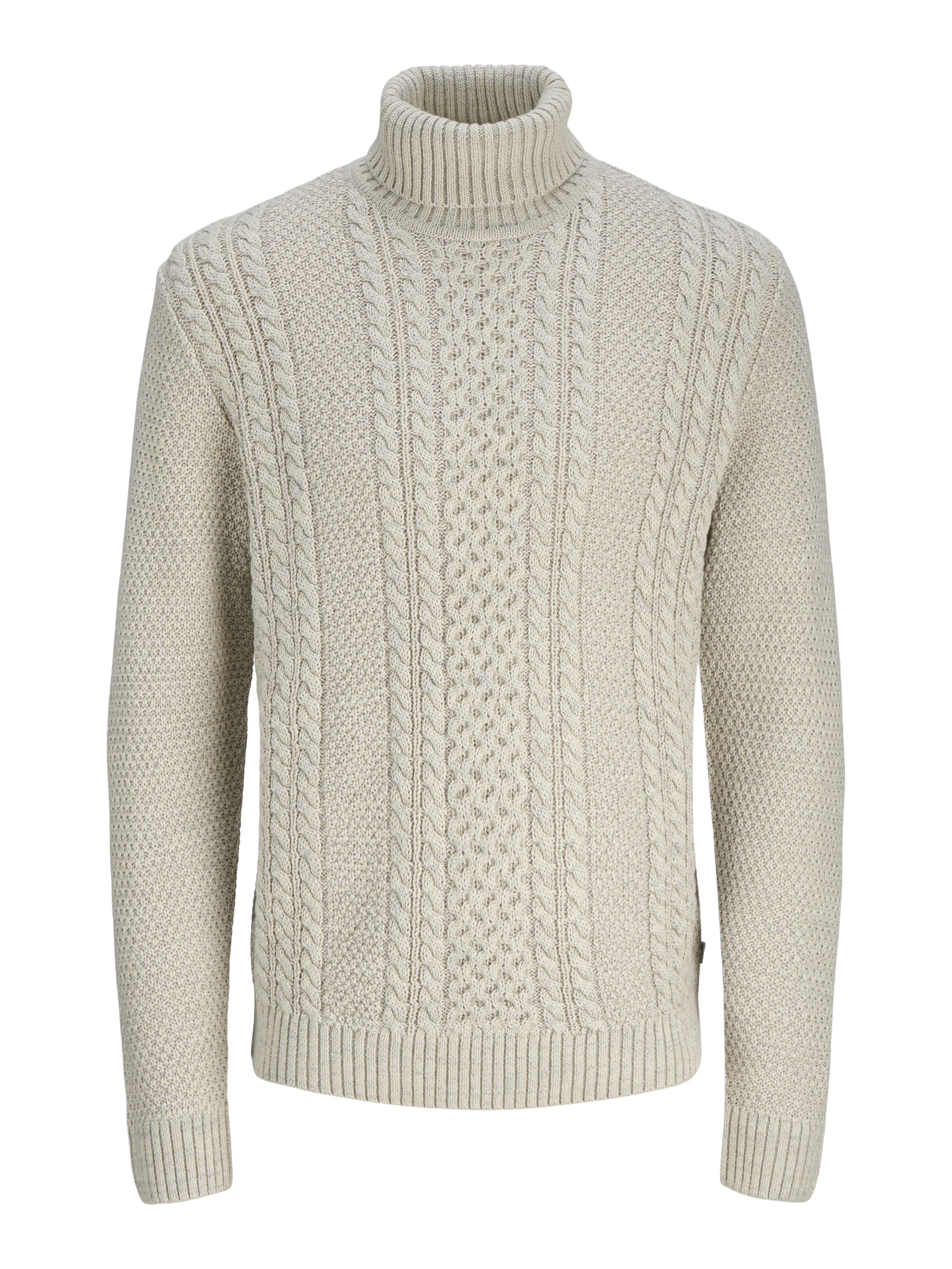 Maglione Dolcevita JACK & JONES Jjebasic Knit - Cotone Biologico, Maniche Lunghe, Vestibilità Normale, Autunno