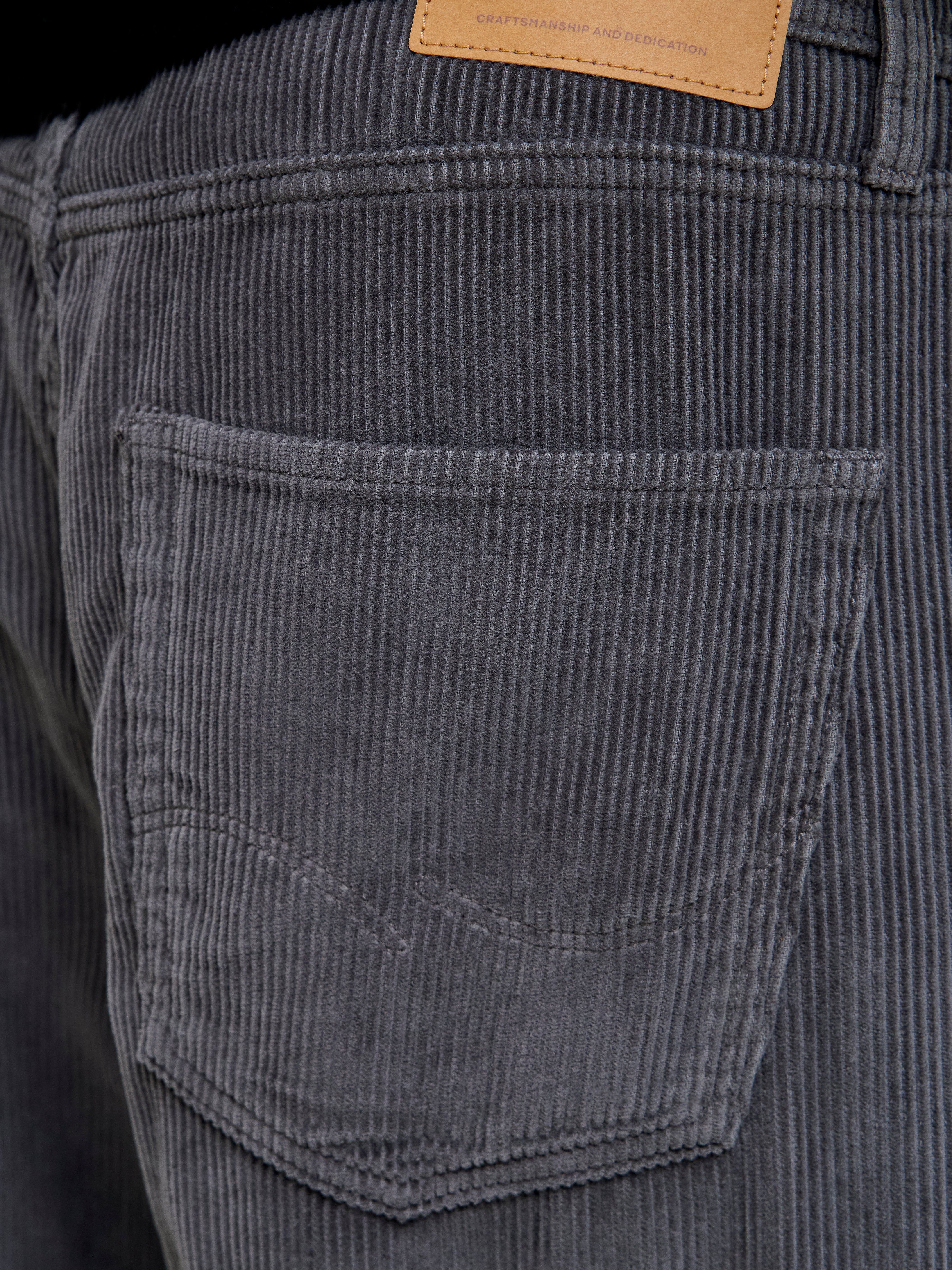 Wide-Leg Fit Trousers | Dark Grey | Jack & Jones®