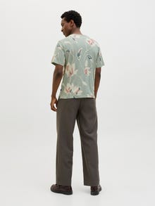 Jack & Jones All Over Print T-shirt -Aqua Gray - 12279351