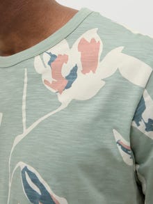 Jack & Jones All Over Print T-shirt -Aqua Gray - 12279351
