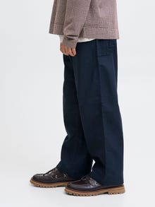 Jack & Jones Wide Leg Fit Mid rise Junior 5 Pockets -Dark Navy - 12279361