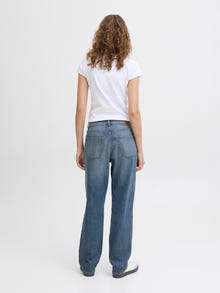 JJXX JXHANOI STRAIGHT MW JEANS C252 DNM NOOS -Medium Blue Denim - 12279505