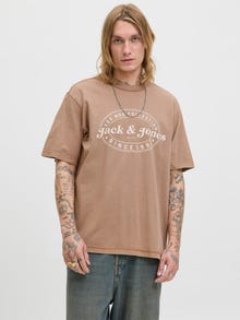 Jack & Jones Logo T-shirt -Monks Robe - 12279524