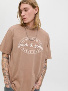 Jack & Jones Logo T-shirt -Monks Robe - 12279524