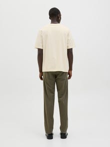 Jack & Jones Enfärgat T-shirt -Antique White - 12279526