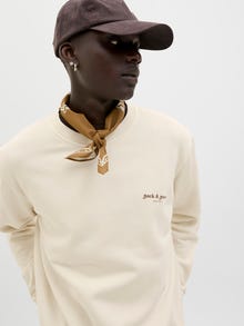 Jack & Jones Sweat-shirt -Antique White - 12279531