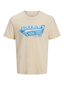 Jack & Jones T-shirt -Antique White - 12279535