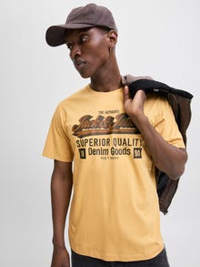 Jack & Jones Logotyp T-shirt -Curry - 12279535