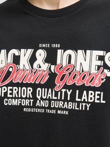 Jack & Jones Logotyp T-shirt -Black - 12279535