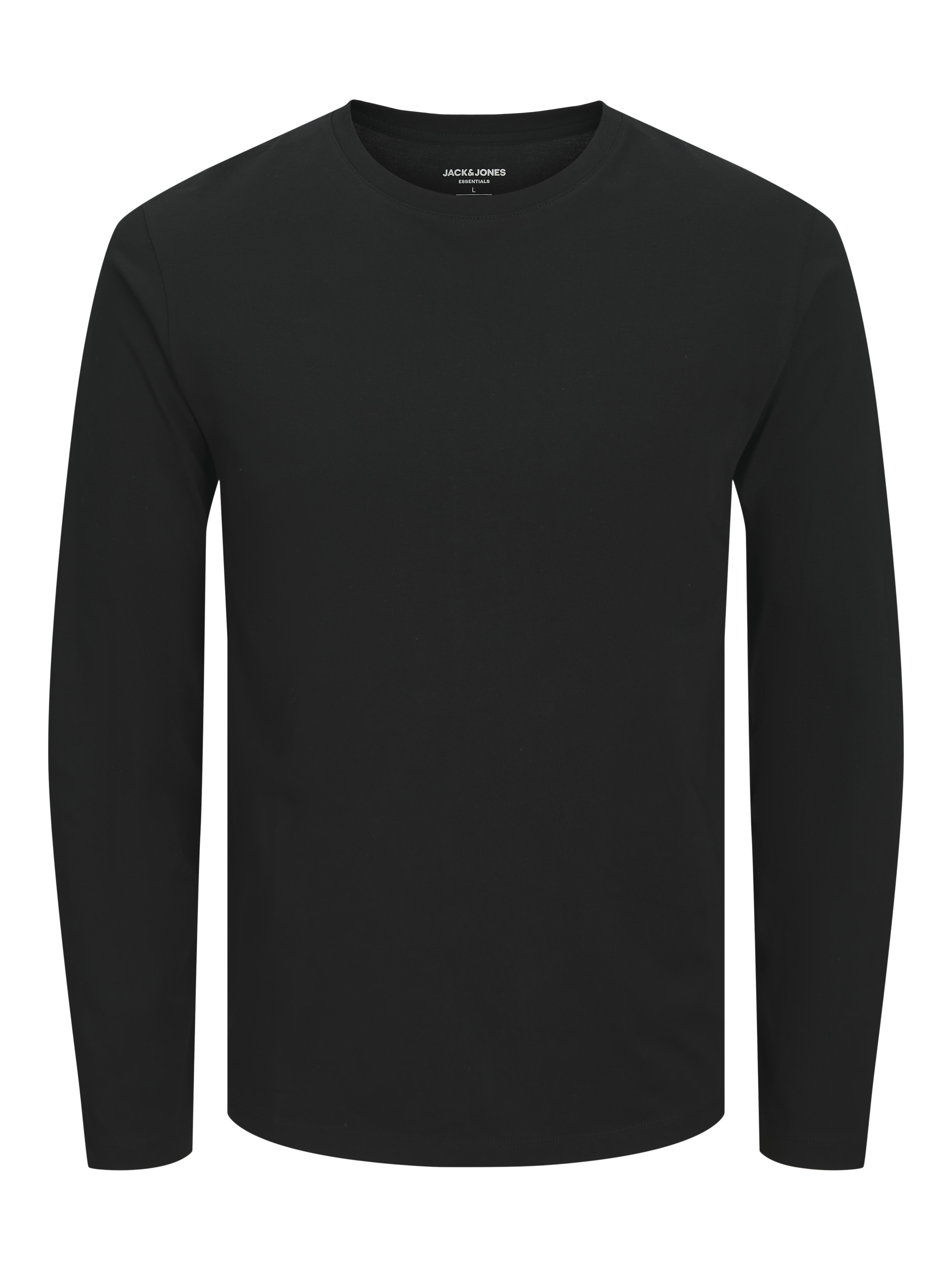 Thumbnail - Einfarbig Langarm-t-shirt