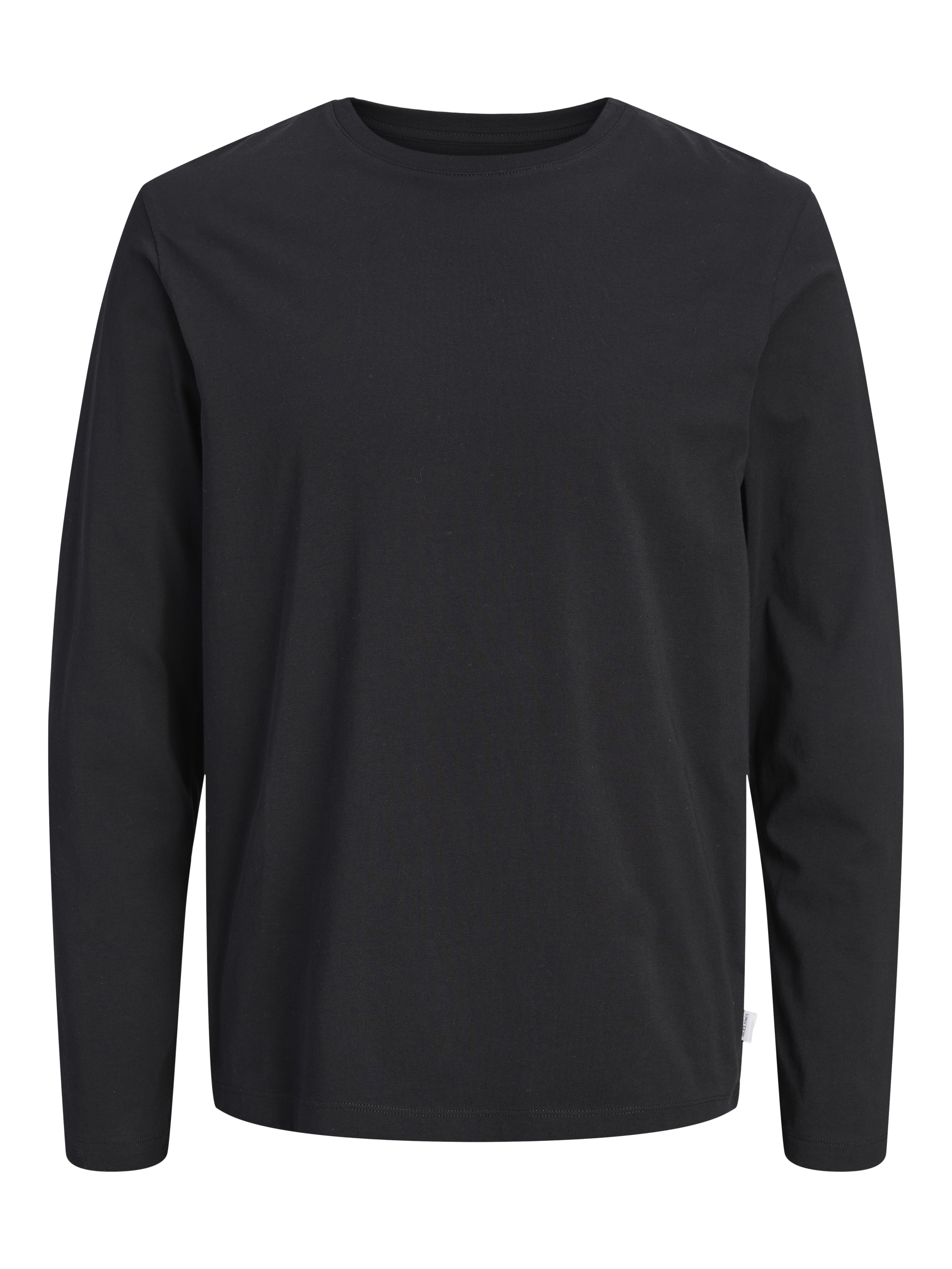 Thumbnail - Einfarbig Langarm-t-shirt