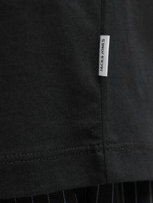 Jack & Jones t-shirt à manches longues Uni -Black - 12279538