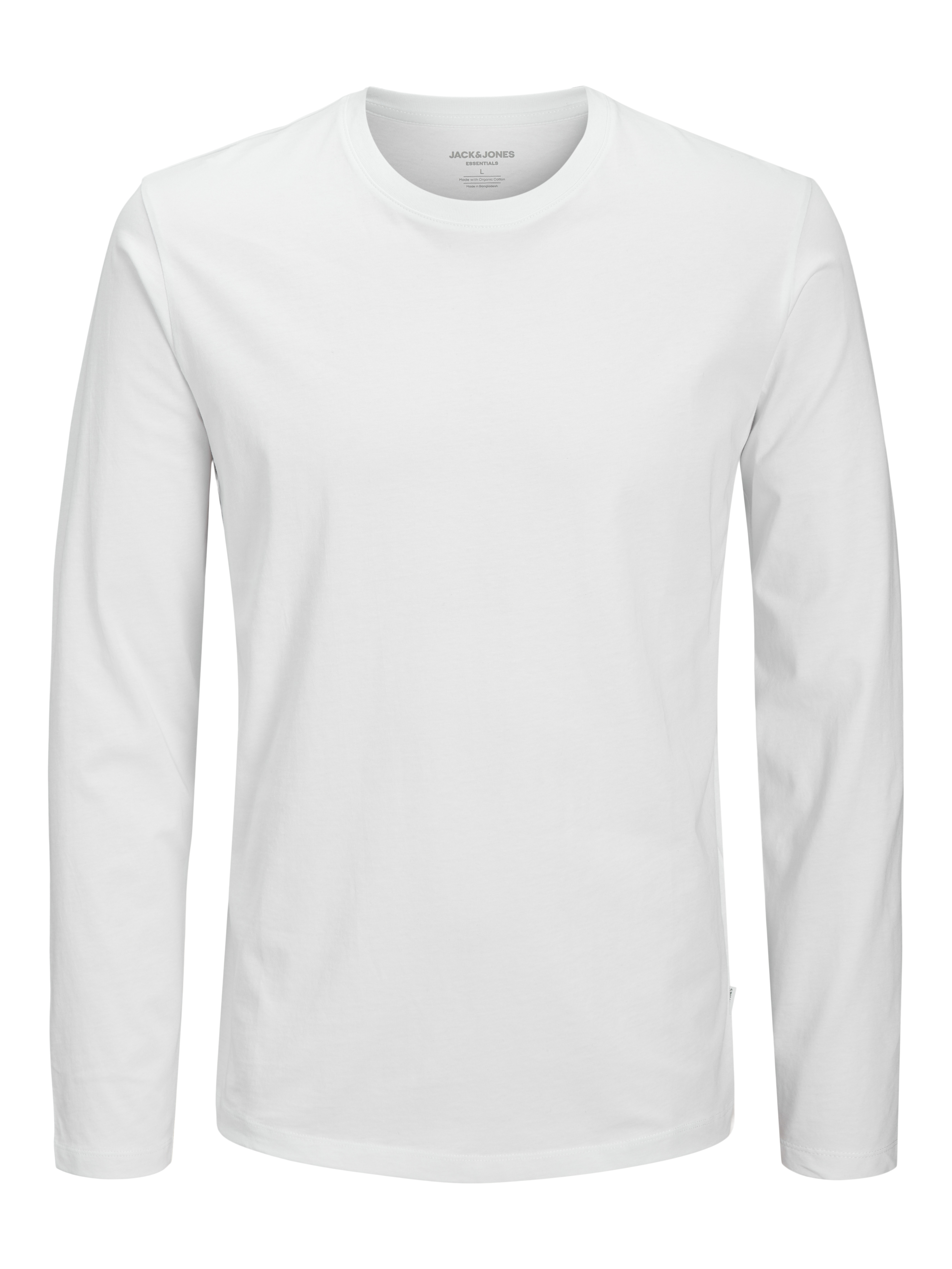 Thumbnail - Einfarbig Langarm-t-shirt