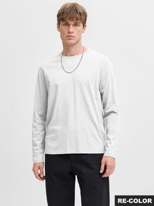 Jack & Jones Plain Longsleeved T-shirt -White - 12279538