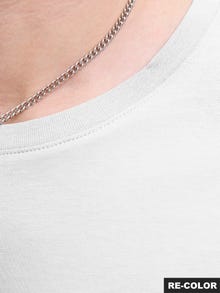 Jack & Jones Plain Longsleeved T-shirt -White - 12279538