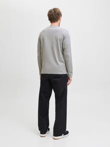 Jack & Jones camiseta de manga larga Liso -Ultimate Grey - 12279538