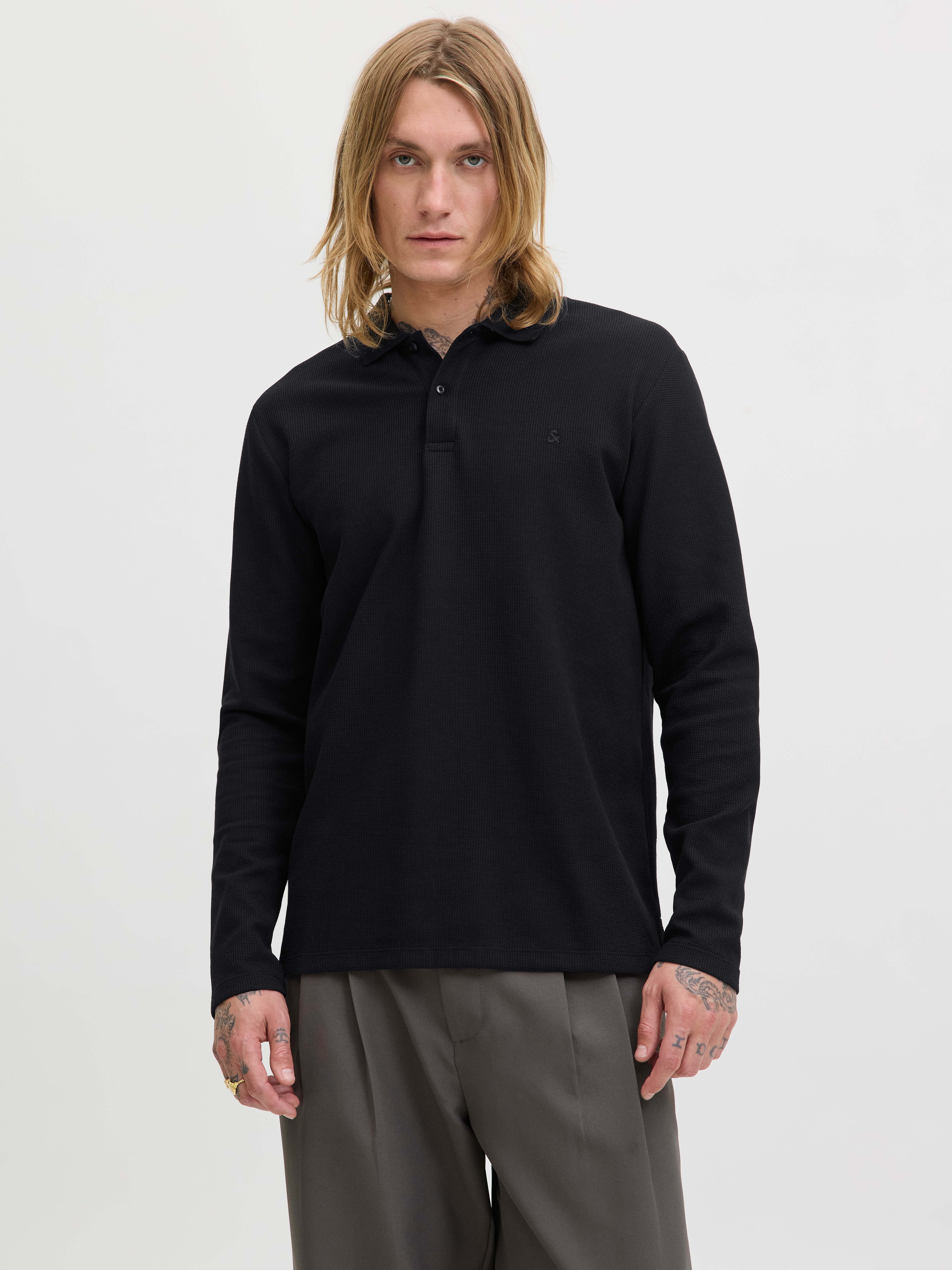 Thumbnail - Einfarbig Poloshirt
