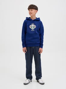 Jack & Jones JJICHRIS JJORIGINAL SBD 492 SN JNR Kényelmes szabású farmer Ifjúsági -Blue Denim - 12279547