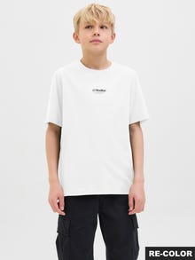 Jack & Jones T-shirt Imprimé Junior -White - 12279577