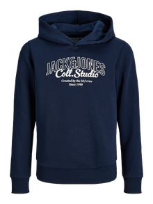 Jack & Jones Sweat à capuche Junior -Sky Captain - 12279579