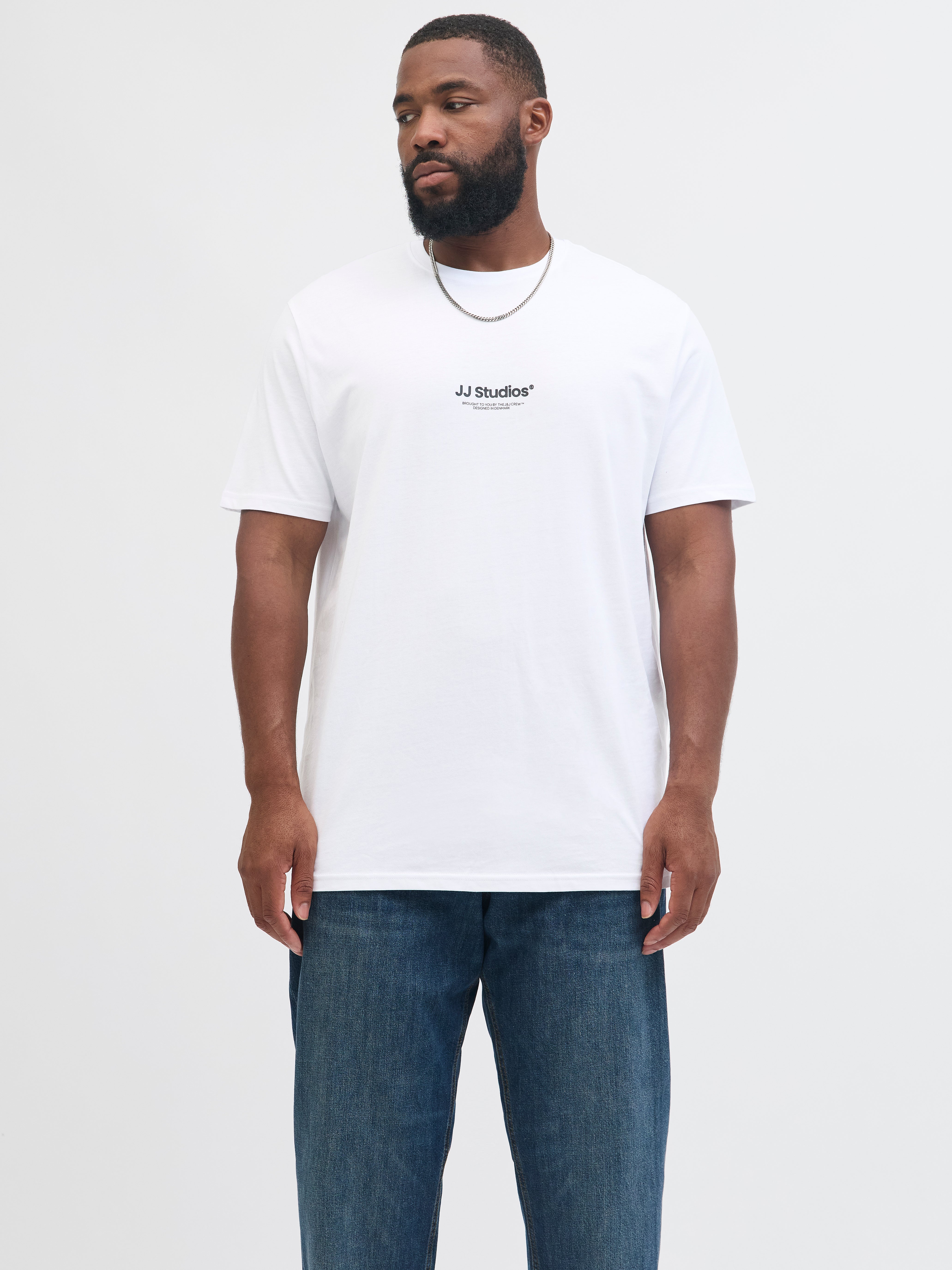 Thumbnail - Plus Size Gedruckt T-shirt