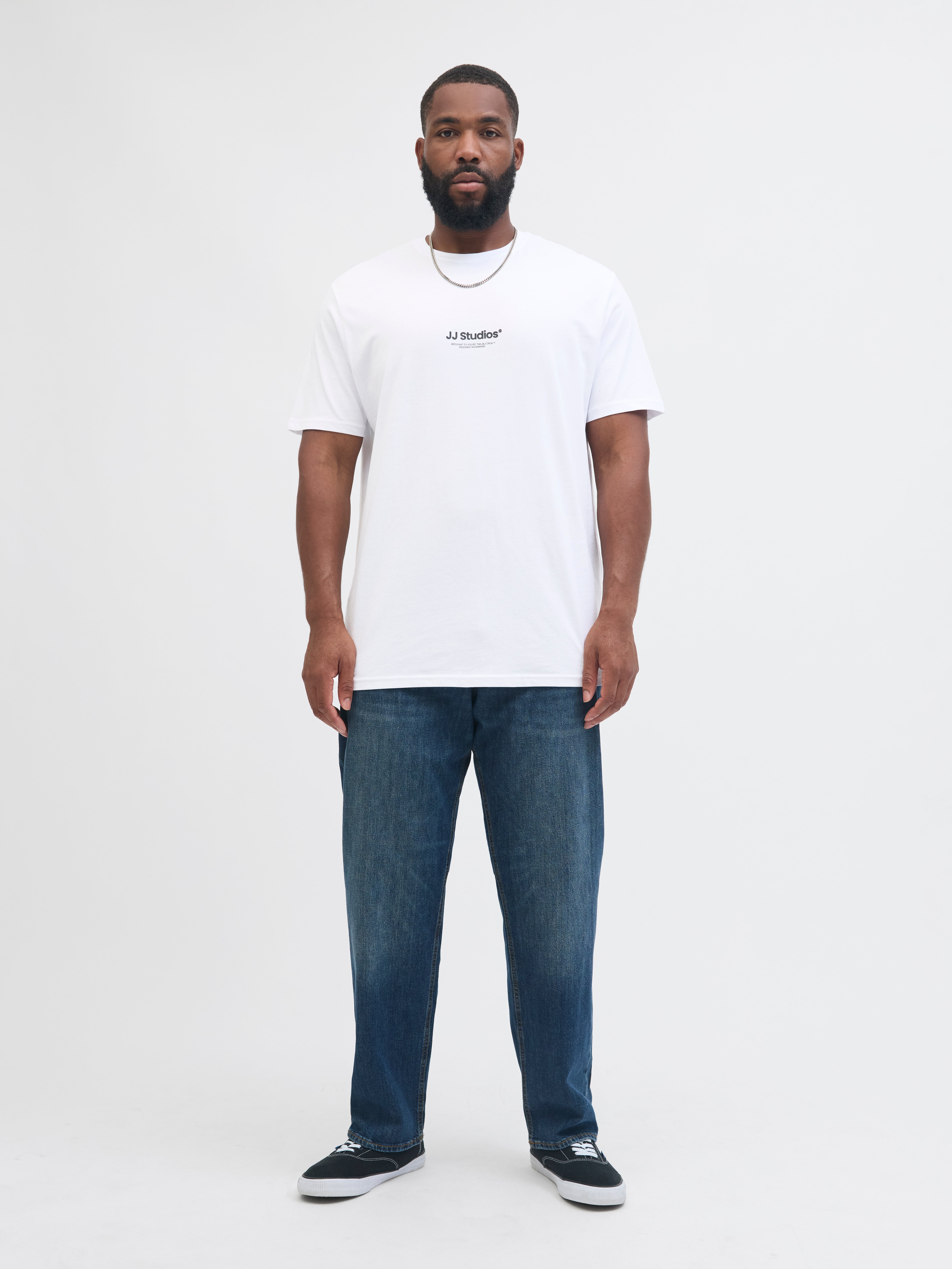 Thumbnail - Plus Size Gedruckt T-shirt