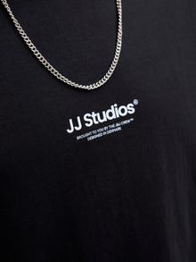 Jack & Jones Plus Size Painettu T-paita -Black - 12279591