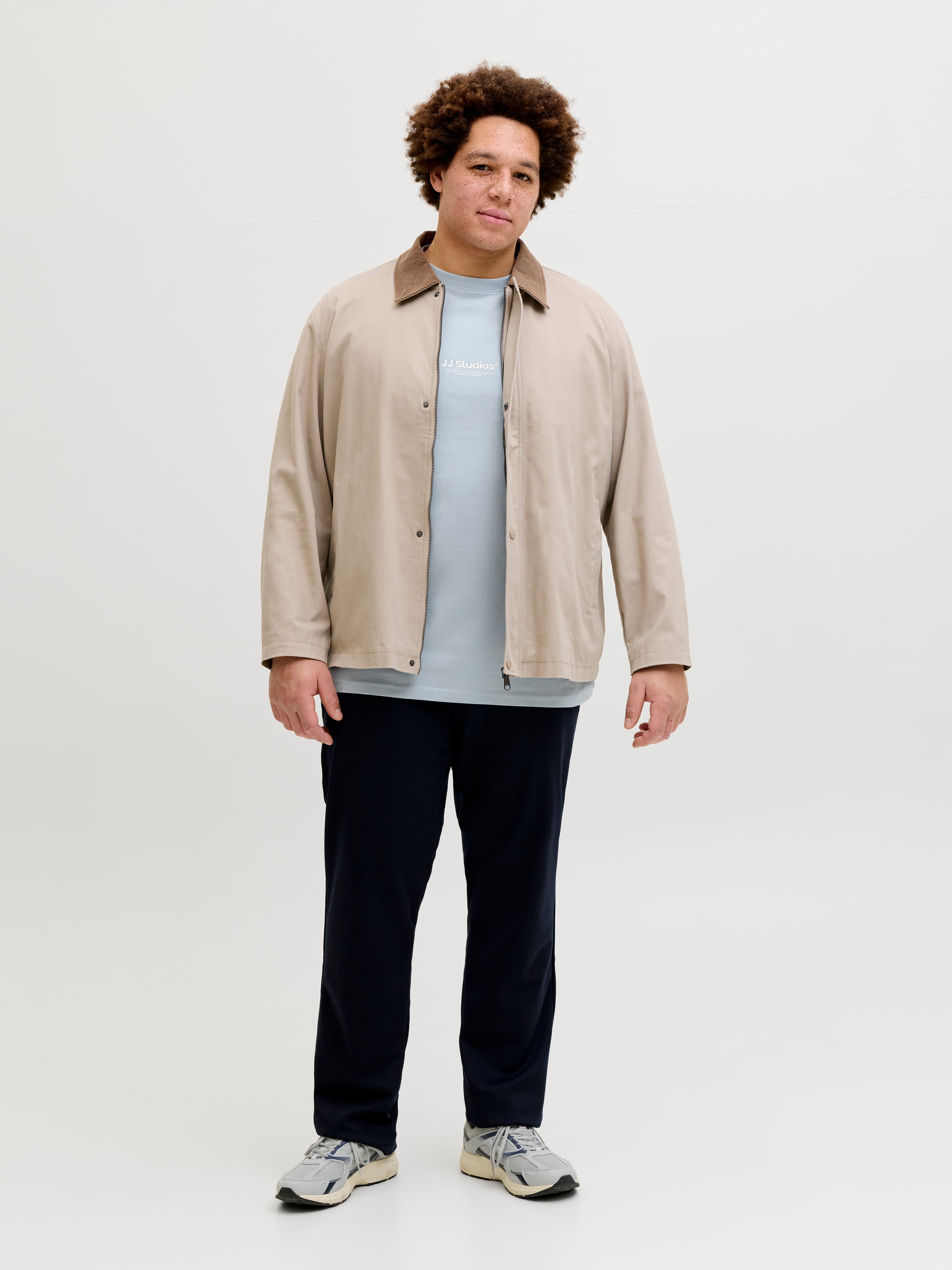 Thumbnail - Plus Size Gedruckt T-shirt