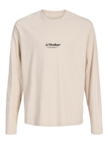 Jack & Jones Longsleeved T-shirt Junior -Moonbeam - 12279592