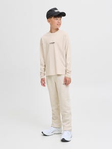 Jack & Jones Longsleeved T-shirt Junior -Moonbeam - 12279592