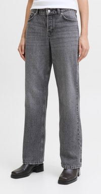 JXSEVILLE LOOSE MW JEANS R233 DNM NOOS | Dunkelgrau | JJXX®