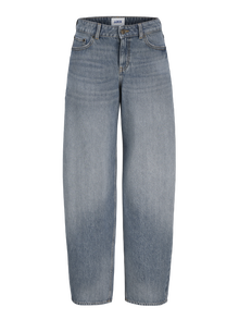 JJXX Barrel Fit Mid waist Jeans -Medium Blue Denim - 12279605